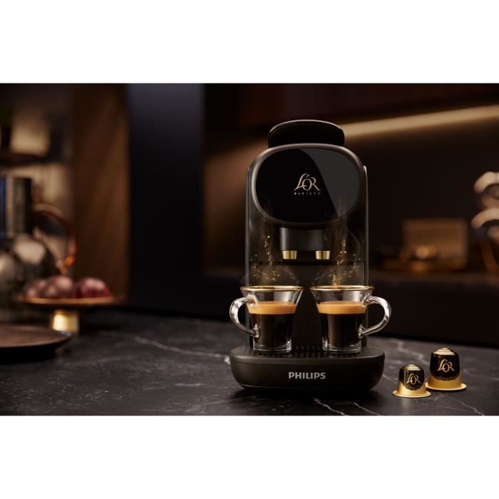 Machine a café a capsules doubles - PHILIPS - L'Or Barista Sublime - LM9012/65 - Noir + 50 capsules incluses