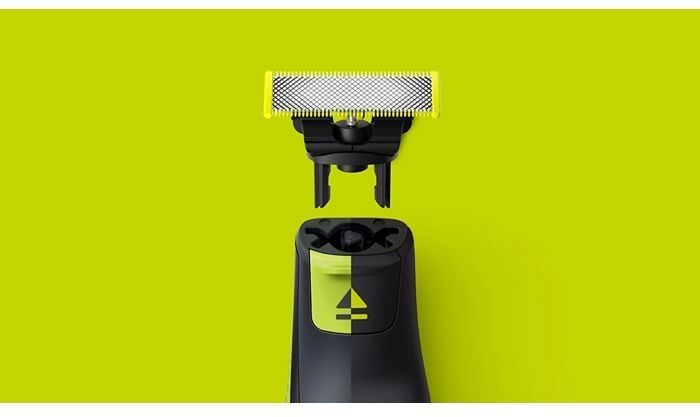 Lames de rechange - PHILIPS - OneBlade QP624/50 - Acier inoxydable - 2 lames - Protection peau