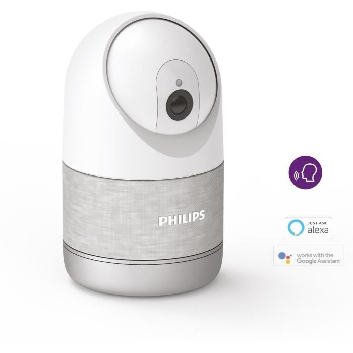 CamÈra motorisÈe et connectÈe - PHILIPS - 531051 - IntÈrieure - RÈsolution 2K - WelcomeEye Look