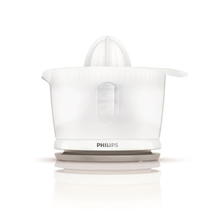Presse-agrumes - PHILIPS - Daily HR2738/00 - Entierement dÈmontable - CapacitÈ 0,5L - Design Compact - Blanc