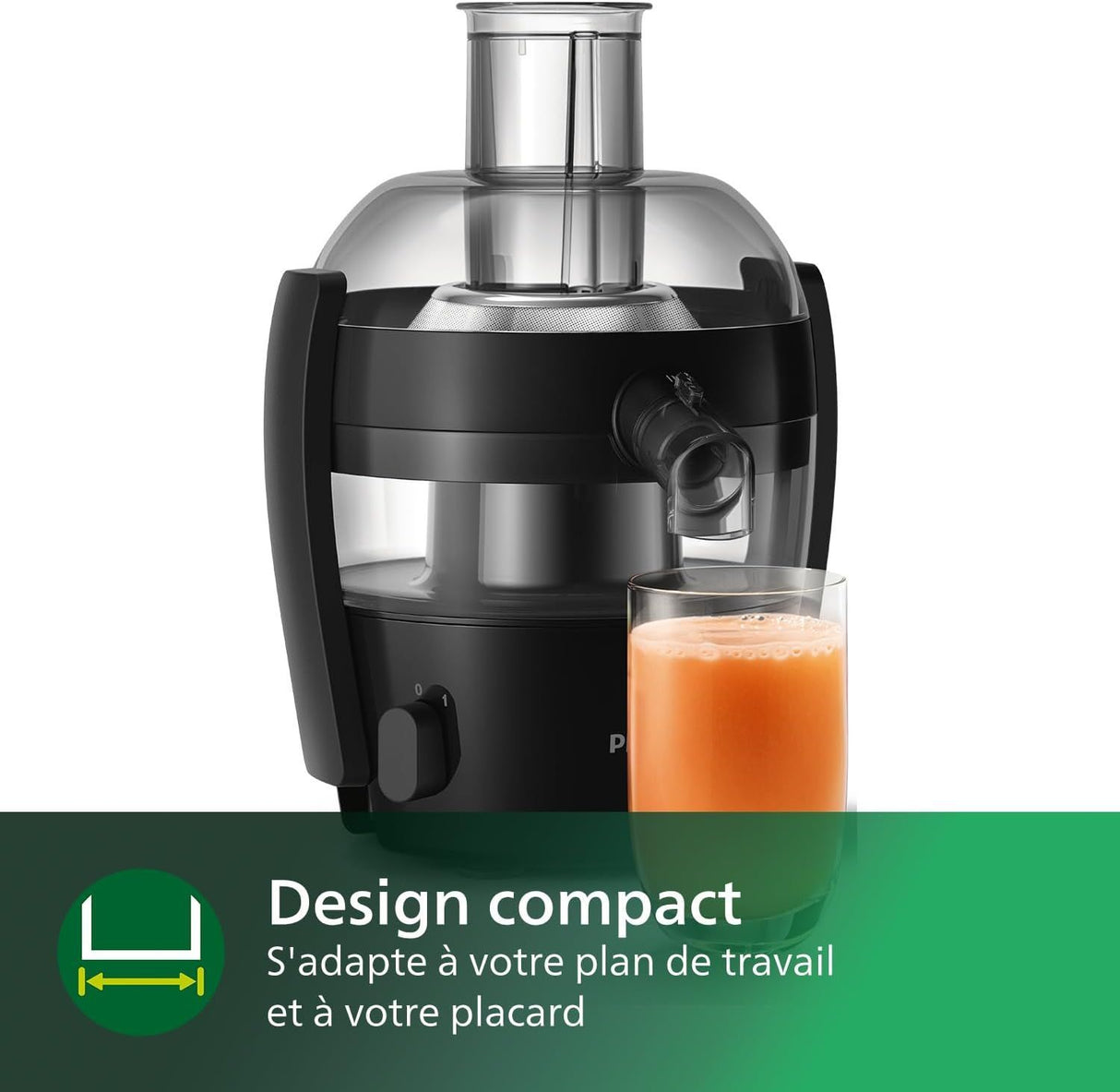 Centrifugeuse - PHILIPS - HR1832/00 - 1.5L - 500W - Noir