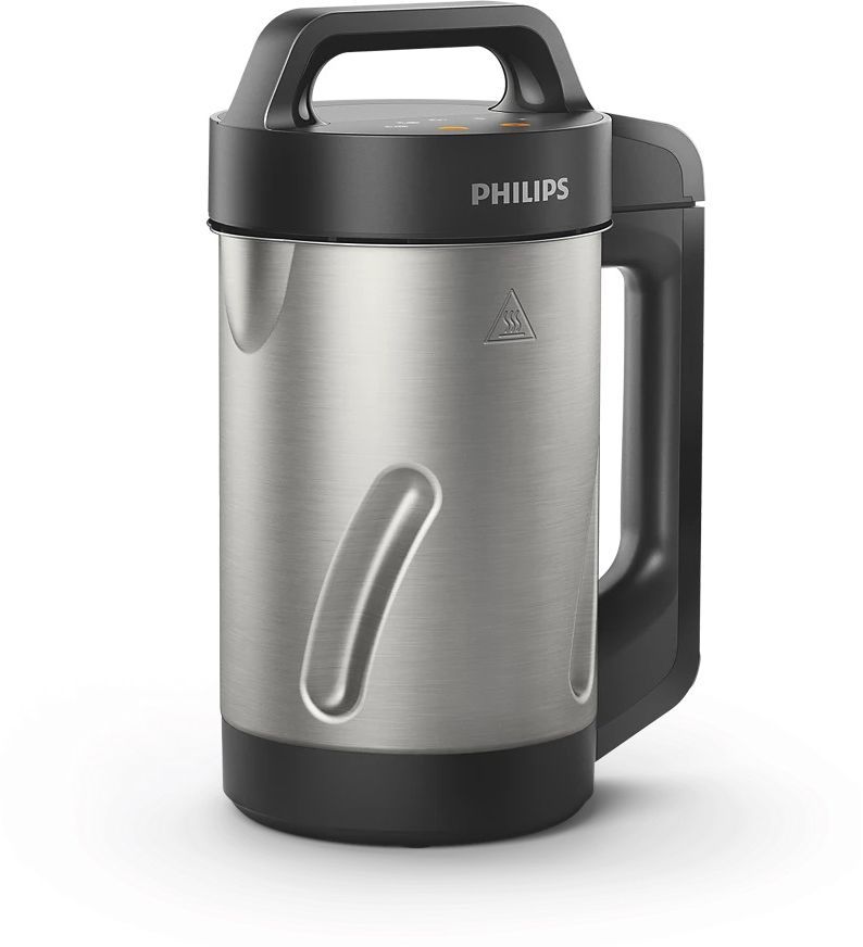Blender chauffant pour soupe - PHILIPS - HR2203/80 - Série 3000 - 1000W - bol de 2L - Métal