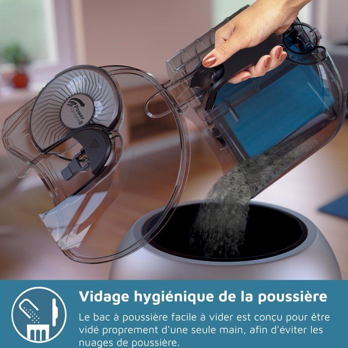 Aspirateur sans sac - PHILIPS - FC9729/09 - Série 7000 Power pro Expert - 900W - PowerCyclone 8 - Rouge