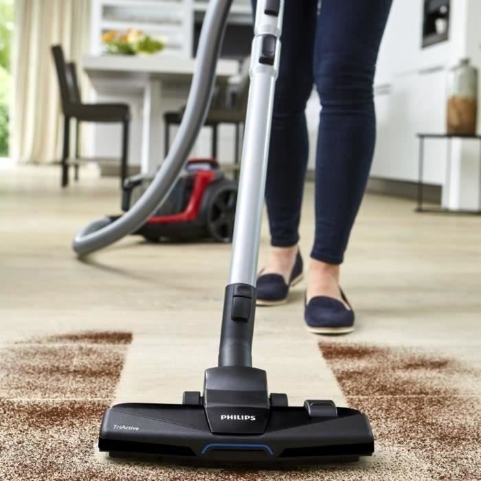 PHILIPS FC9729/09 Aspirateur traÓneau sans sac PowerPro Expert - 900W - Brosse TriActive - Filtre Allergy