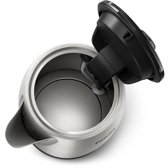 Bouilloire Philips Daily Collection - HD9350/90 - 1,7L - MÈtal - Couvercle Amovible - Filtre en Nylon Amovible