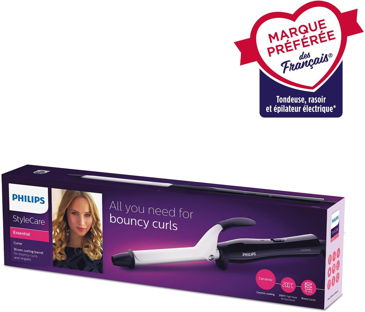 Boucleur - PHILIPS - BHB862/00 - CurCeramic