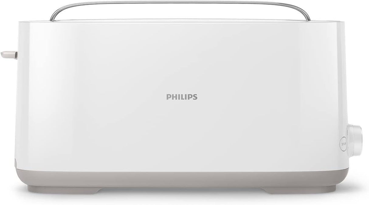 Grille-pain - PHILIPS - HD2590/00 - Collection Daily petit déjeuner - 1 fente longue - 830W - Blanc