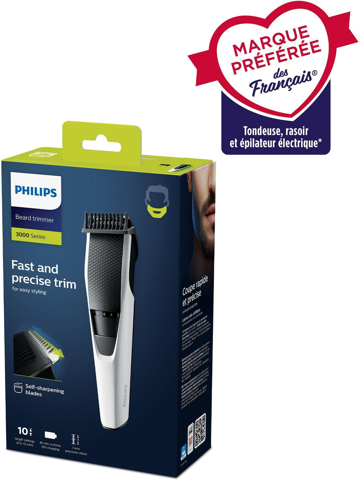 Tondeuse barbe - PHILIPS - BT3206/14 - Series 3000