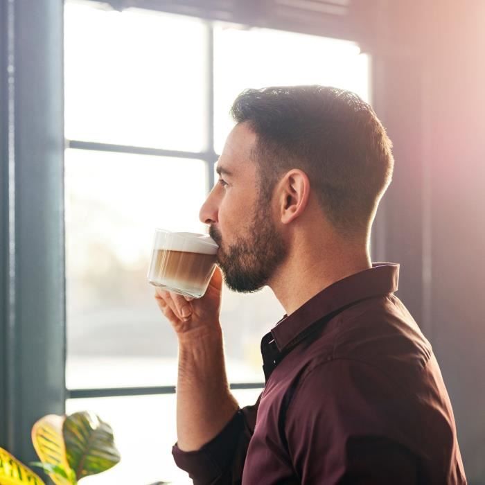 Machine a cafÈ Expresso Broyeur Automatique - PHILIPS - EP2230/10 - LatteGo - 275 g de cafÈ - 1,8 L - Noir mat