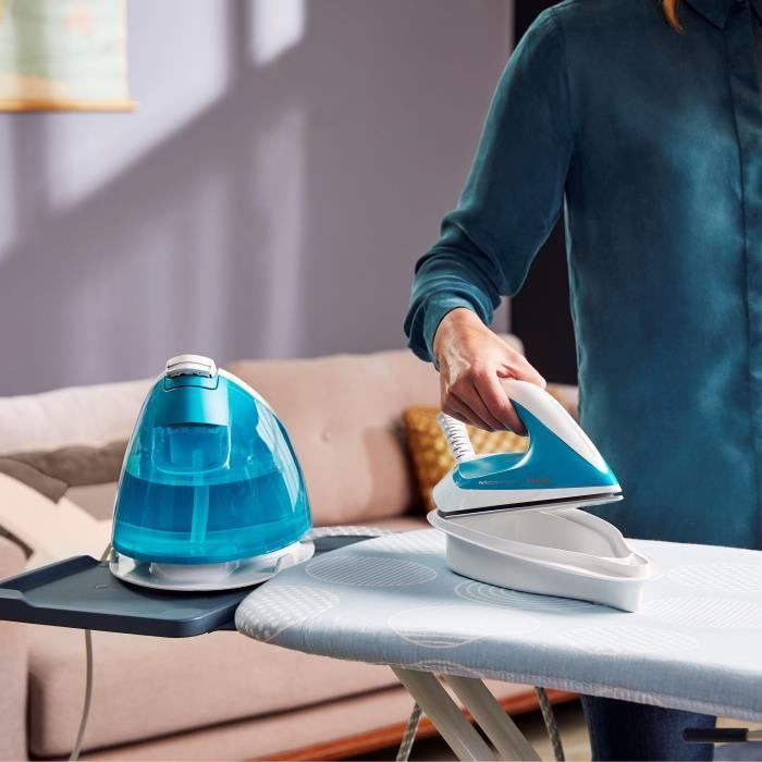 PHILIPS Centrale vapeur GC7920/20 - Pression 6,5 bars - Technologie OptimalTemp - Grand rÈservoir d'eau amovible