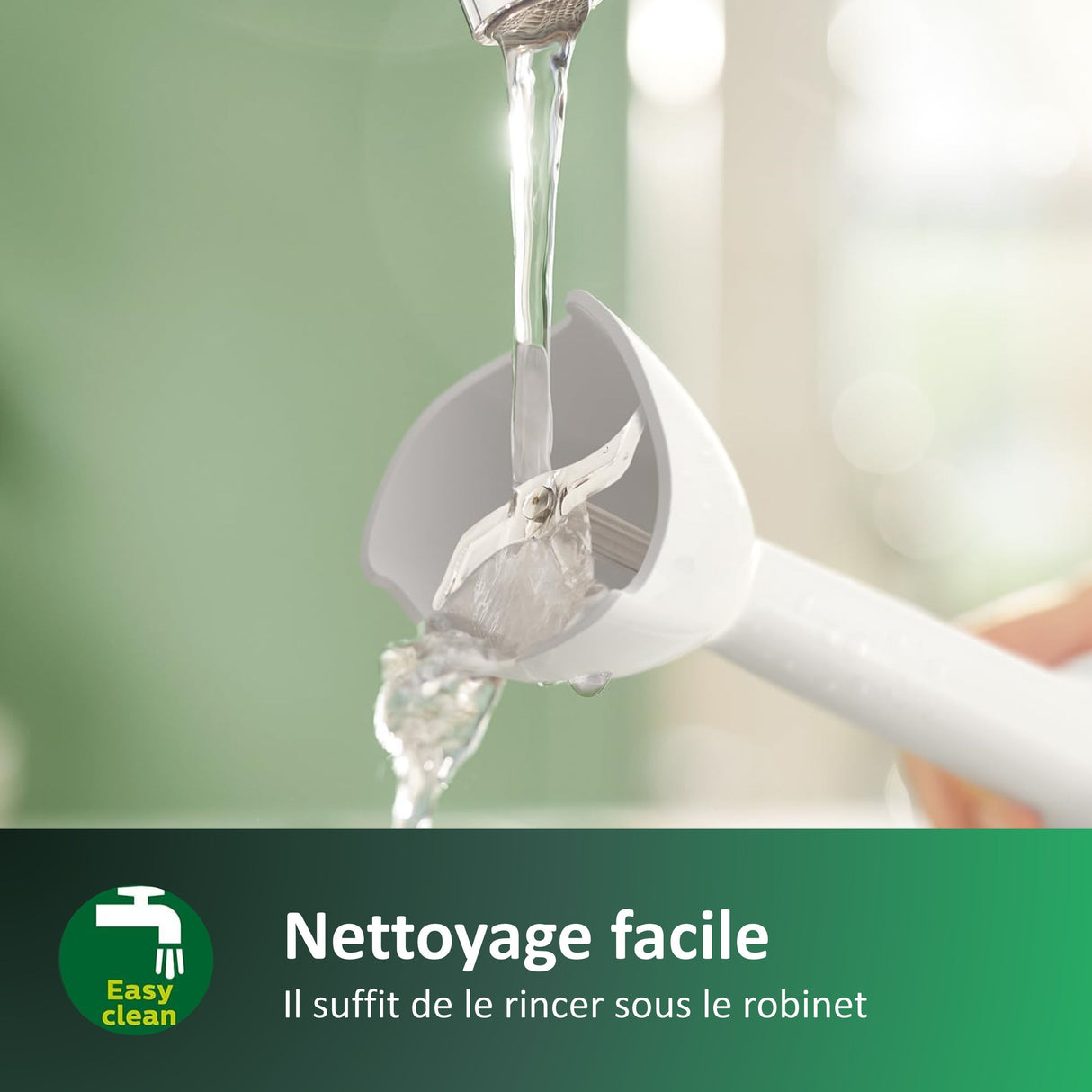 Mixeur plongeant - PHILIPS - HR2531 - 650W - Avec bol - Blanc