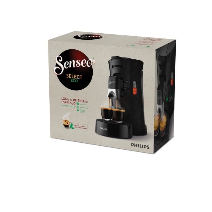 Machine a cafÈ dosette SENSEO SELECT Philips CSA240/21, Intensity Plus, Booster d'arÙmes, Crema plus, 1 a 2 tasses, ECO