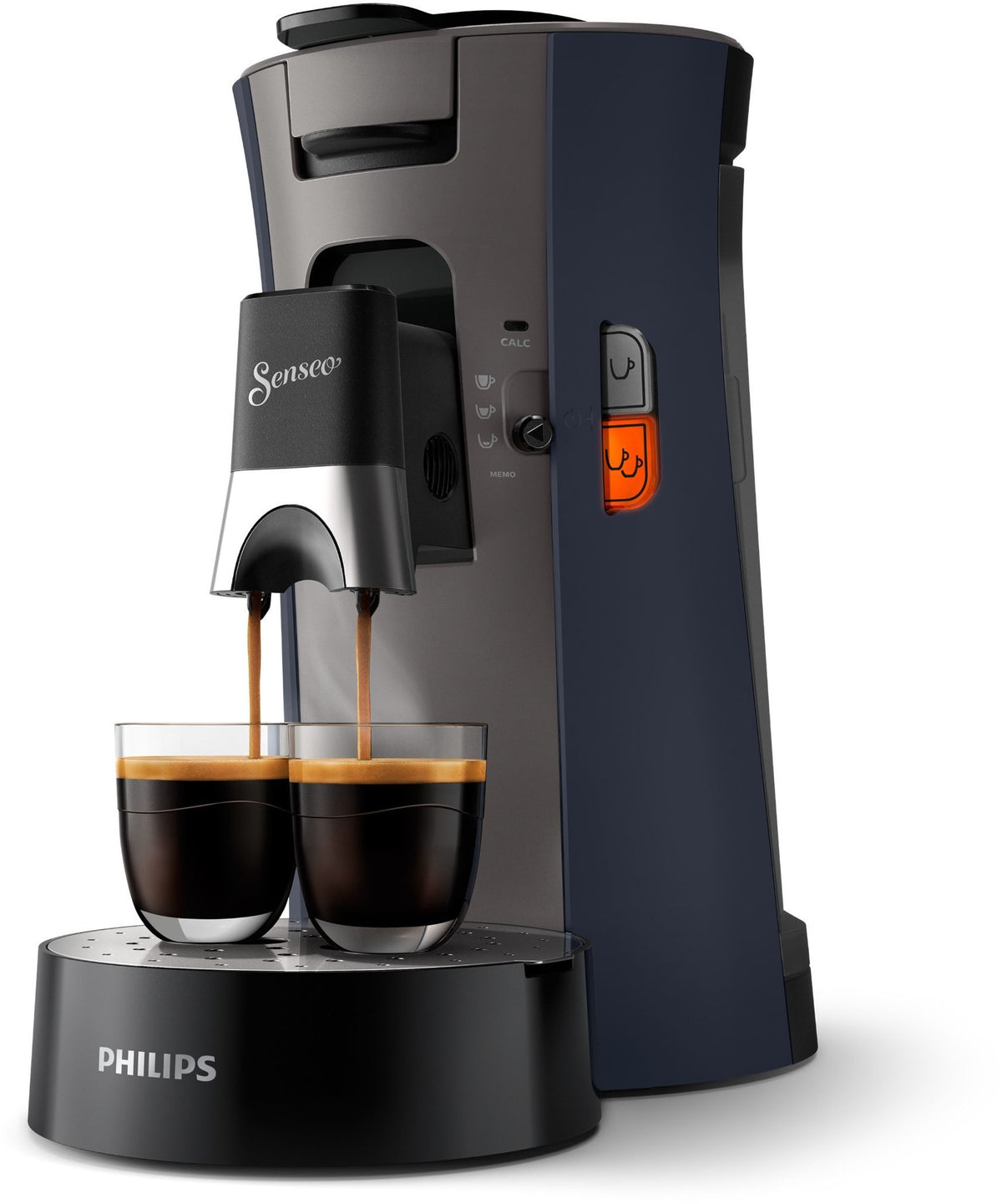 Cafetiere a dosette - PHILIPS - SENSEO - CSA240/71 - Select - Bleu nuit