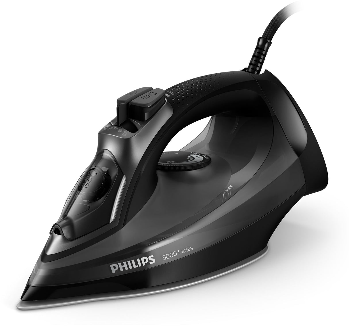 Fer a repasser - PHILIPS - DST5040/80 - A vapeur avec systeme Calc Clean - 45gr/min vapeur continue - 2600W - Noir
