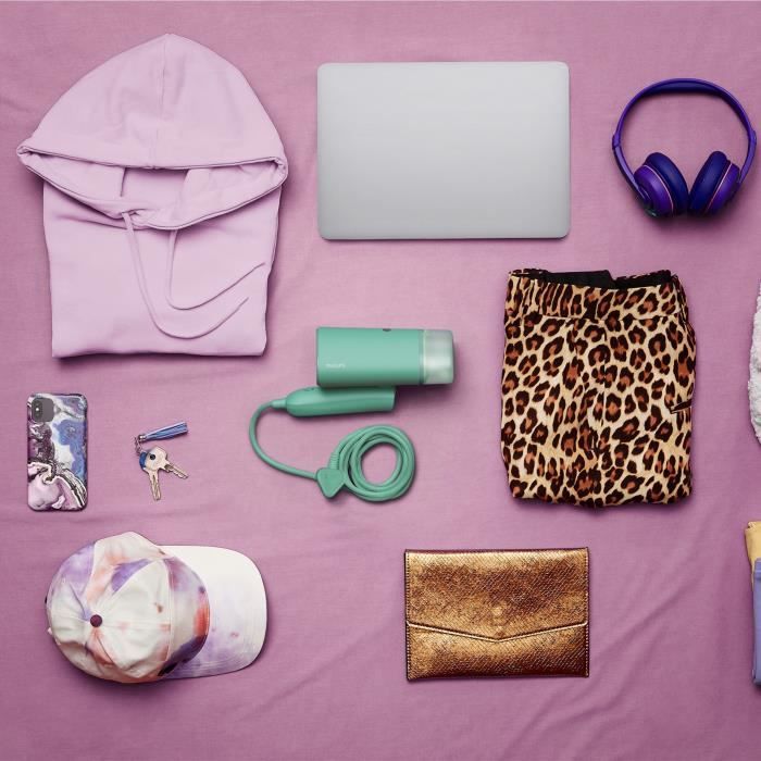 PHILIPS DÈfroisseur a main SÈrie 3000 STH3010/70, 1000W, DÈbit vapeur 20 g/min, Pret a l'emploi en 30 secondes