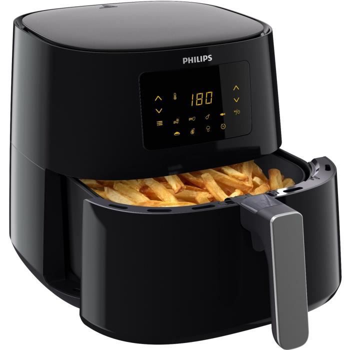 Friteuse sans huile - PHILIPS - Airfryer XL HD9270/70 SÈrie 3000 - 6,2L - Technologie Rapid Air - 7 prÈrÈglages - Noir