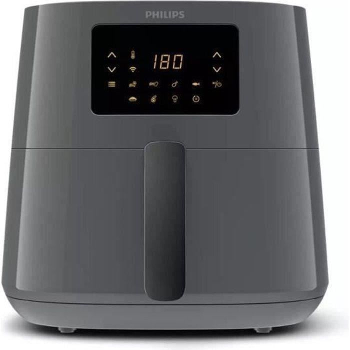 Friteuse sans huile - PHILIPS - Airfryer XL ConnectÈ HD9280/60 - 6,2L - Technologie Rapid Air - 7 prÈrÈglages - Gris