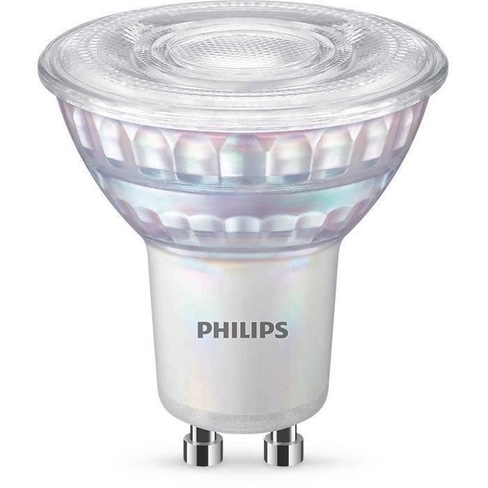 Philips Ampoule LED Equivalent 50W GU10, Dimmable, Verre