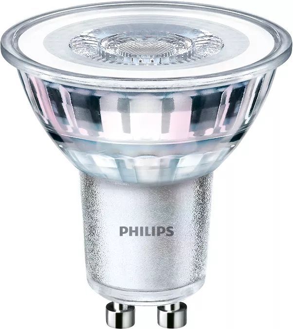 PHILIPS Ampoule LED Spot GU10 - 50W Blanc Chaud - Compatible Variateur - Verre