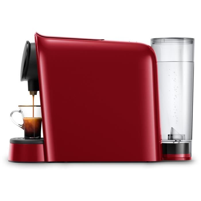 Machine a cafÈ a capsules double espresso PHILIPS L'Or Barista LM8012/51 - Rouge + 9 capsules