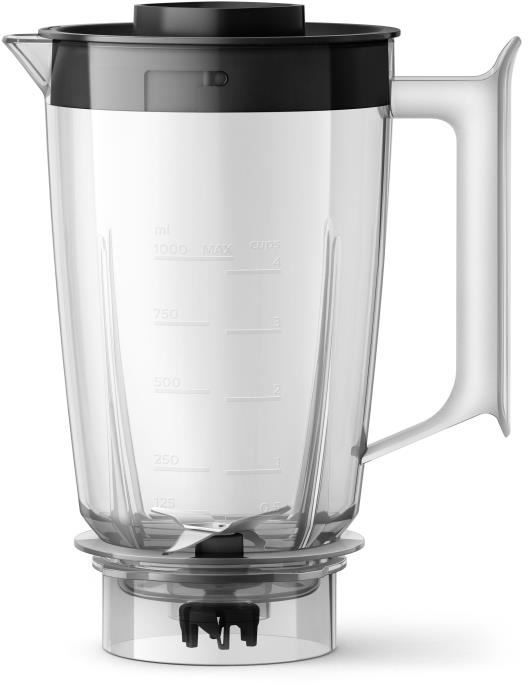 Blender - PHILIPS - HR2041/41 - 4 lames ProBlend 4 - Capacité maximale de 1,9L - 450 W - 1 vitesse - Fonction pulse - +Gourde - Noir