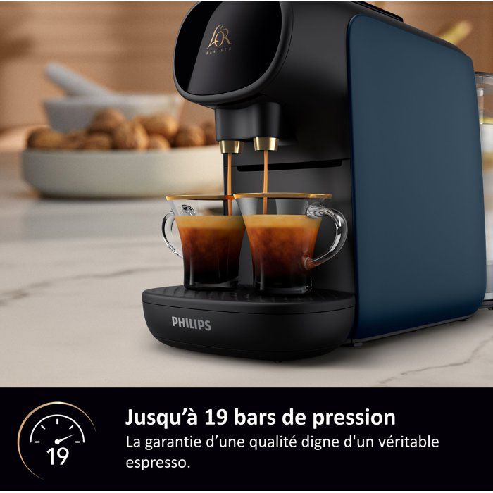 Cafetiere a capsules - PHILIPS - L'OR BARISTA - LM9012/40 - Sublime - Bleu