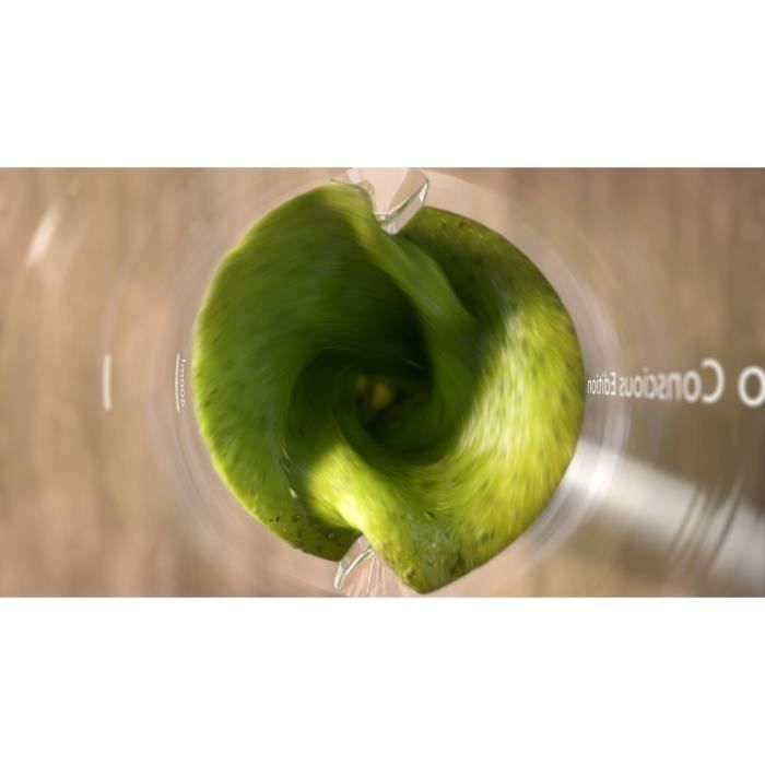 Blender PHILIPS - HR2500/00 Pro Blend - 350 W - bol 0,6 L sans BPA - Blanc Soyeux Mat