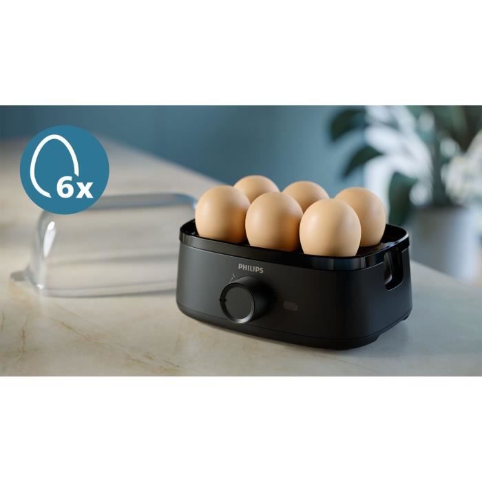 Cuiseur a oeufs Èlectrique - PHILIPS - HD9137/90 - 6 oeufs - 400 W