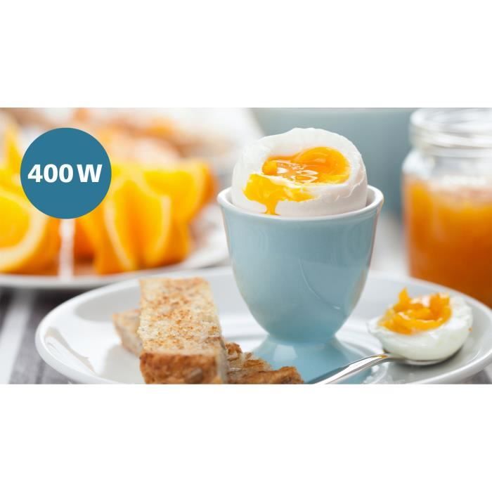 Cuiseur a oeufs Èlectrique - PHILIPS - HD9137/90 - 6 oeufs - 400 W