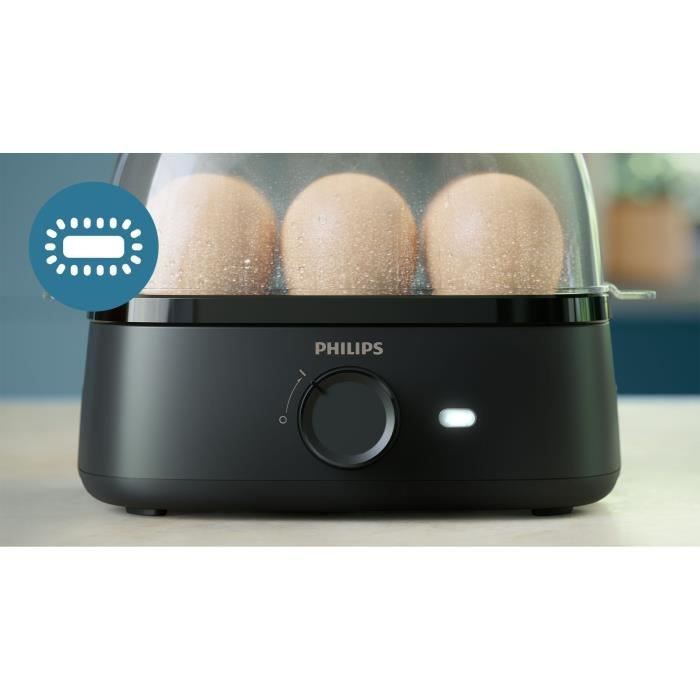 Cuiseur a oeufs Èlectrique - PHILIPS - HD9137/90 - 6 oeufs - 400 W