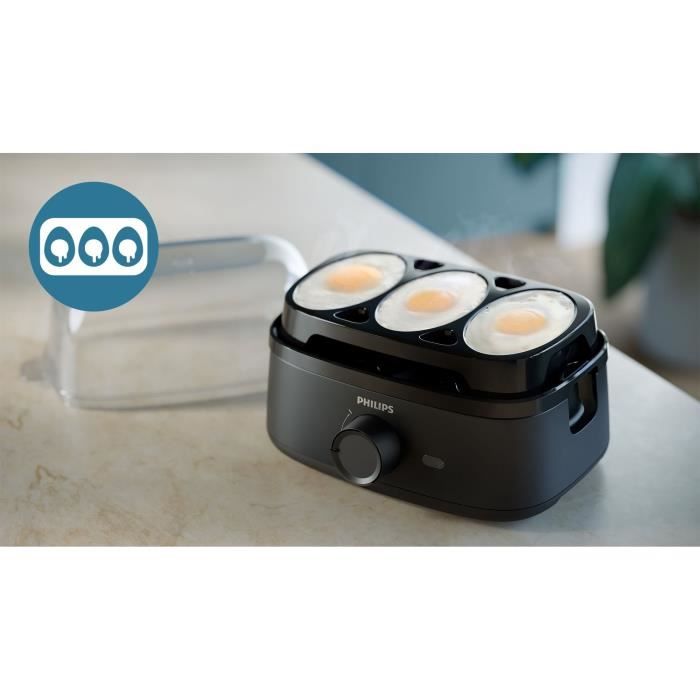 Cuiseur a oeufs Èlectrique - PHILIPS - HD9137/90 - 6 oeufs - 400 W