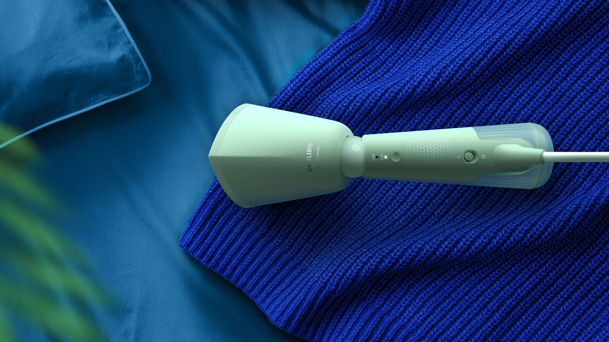 Défroisseur a main - PHILIPS - STH5010/70 - Steamer inclinable Série 5000 - 24gr/min vapeur continue - 1300W - 35sec - Vert eau