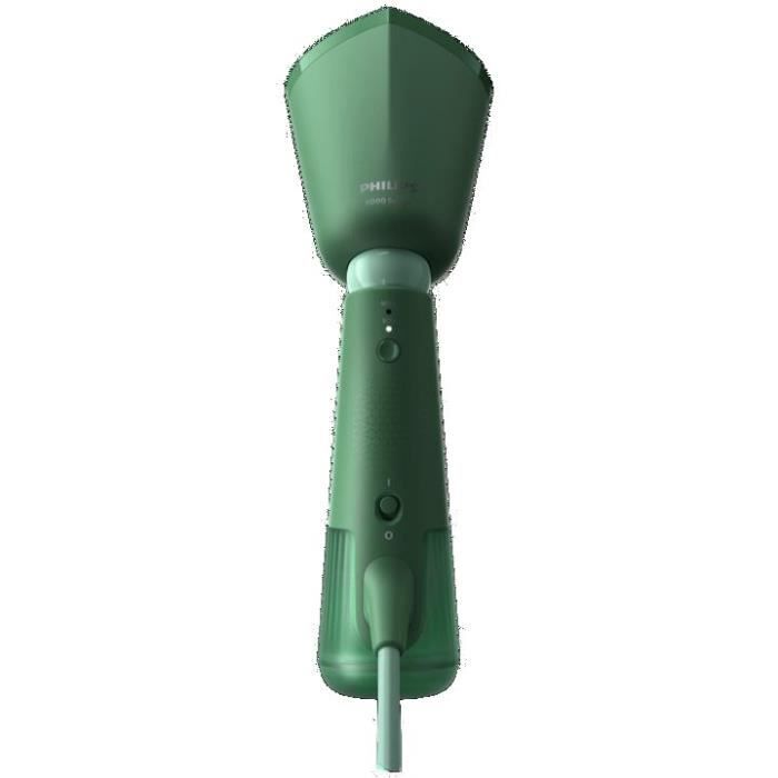 DÈfroisseur a main - PHILIPS - STH5010/70 - 1300 W - DÈfroissage vertical - DÈbit de vapeur continu - Cordon : 2,5 m - Vert
