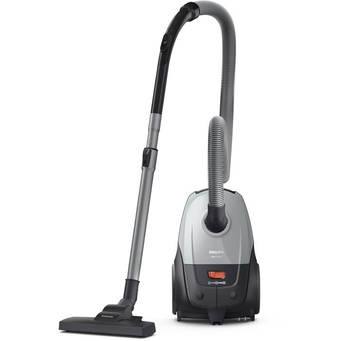 Aspirateur traineau avec sac - PHILIPS - XD2142/12? - Aspirateur Série 2000 filtre Hepa - 800 W - 77 dB - 3 L - Gris clair