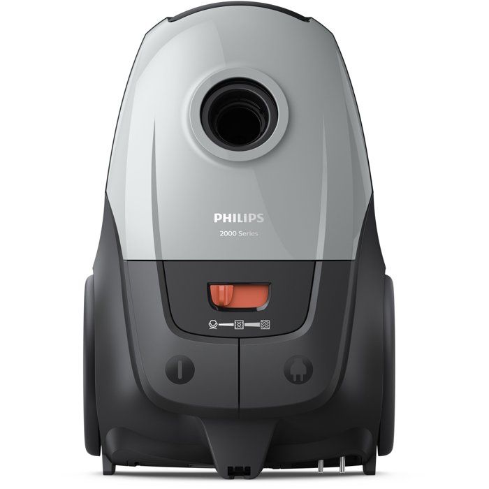 Aspirateur traineau avec sac - PHILIPS - XD2142/12? - Aspirateur Série 2000 filtre Hepa - 800 W - 77 dB - 3 L - Gris clair