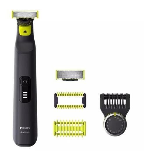 Tondeuse Philips OneBlade Pro 360 ñ visage et corps, 1 lame 360, 1 sabot 14 hauteurs, 1 kit corps QP6541/15
