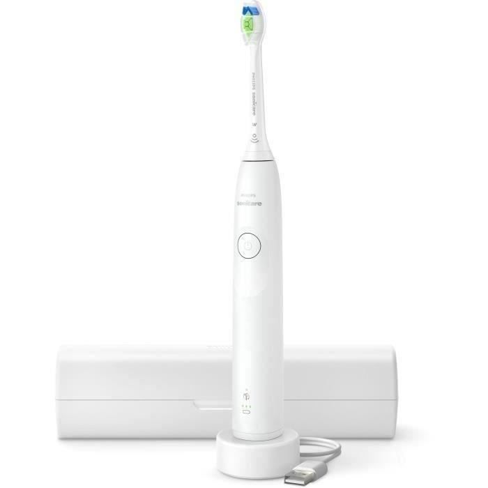 Brosse a dents - PHILIPS - HX7108/02 - Sonicare - Serie 5300 - Blanc - Eléctrique
