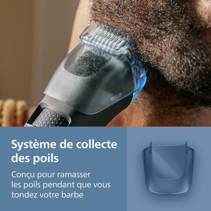 Tondeuse barbe précision - PHILIPS - Series 5000 BT5780/15 - Autonomie 1h40 - Sans fil - Noir