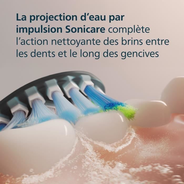Lot de 4 tetes de brosse - PHILIPS - HX9044/88 - C3 black