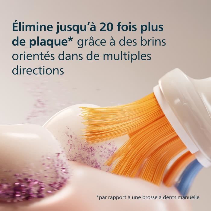 Lot de 4 tętes de brosse - PHILIPS - HX9094/87 - A3 white