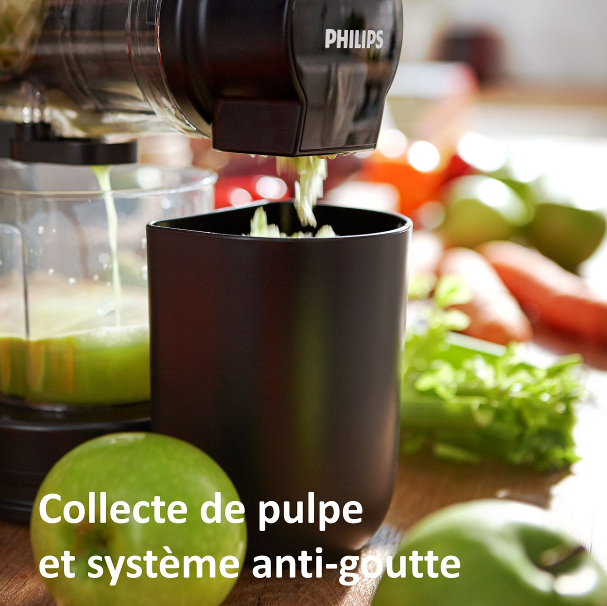 Extracteur de jus - PHILIPS - HR1889/70 - A cheminée XXL - 1L - 150W - Noir