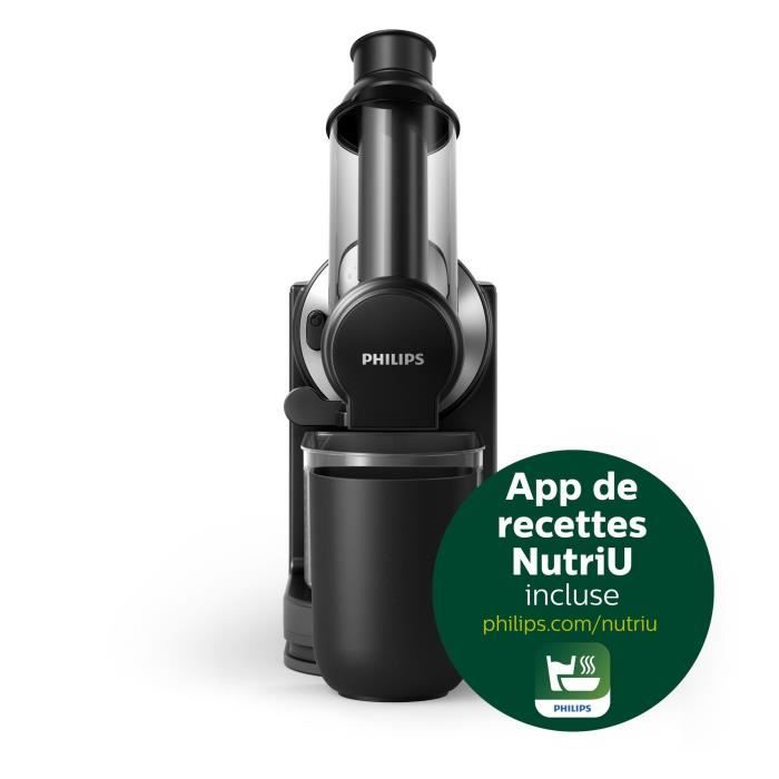Extracteur de Jus Philips Viva HR1889/70 - CheminÈe XL - Nettoyage rapide - Pichet 1L - Noir