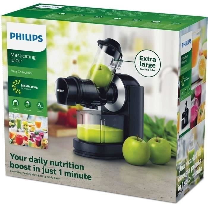 Extracteur de Jus Philips Viva HR1889/70 - CheminÈe XL - Nettoyage rapide - Pichet 1L - Noir