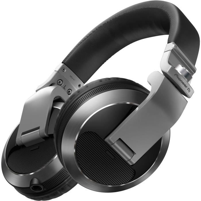 Casque DJ - Pioneer DJ - HDJ-X7-S - Argent - Filaire - Résistant aux intempéries