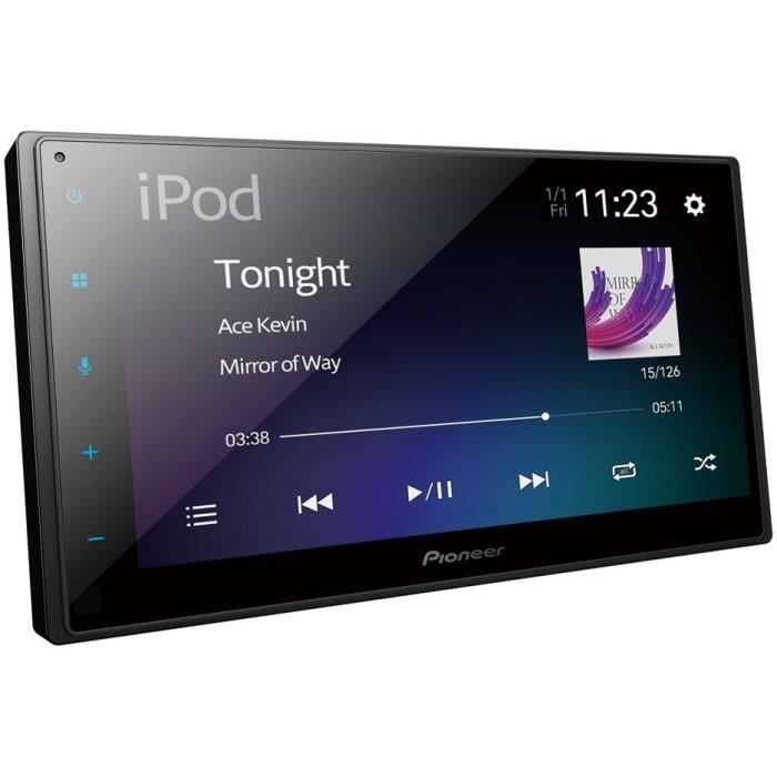 Autoradio multimédia - PIONEER - Ecran 7- 2DIN - DAB - USB - Entrée caméra de recul - Apple CarPlay - Android Auto™