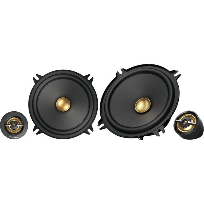Haut-parleurs voiture coaxiaux 2 voies séparées - PIONEER - TS-A1301C - 3 cm - 300 W max - 50W RMS - Noir