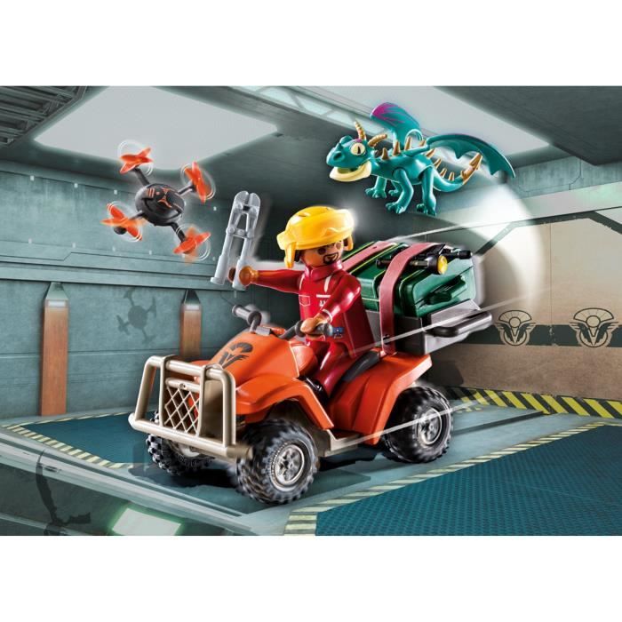 PLAYMOBIL 71085 Dragons Quad & Phil, Dragons Les Neuf Royaumes, 28 pieces, Des 4 ans