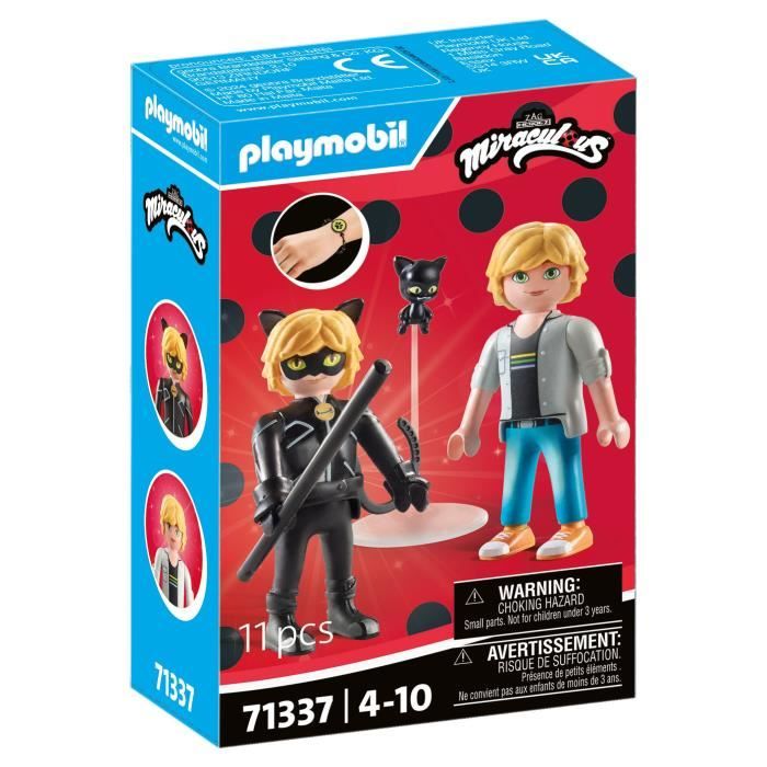 PLAYMOBIL 71337 Miraculous : Adrien & Chat Noir