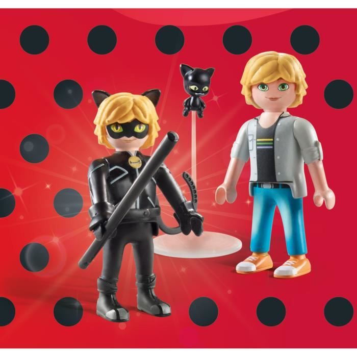 PLAYMOBIL 71337 Miraculous : Adrien & Chat Noir