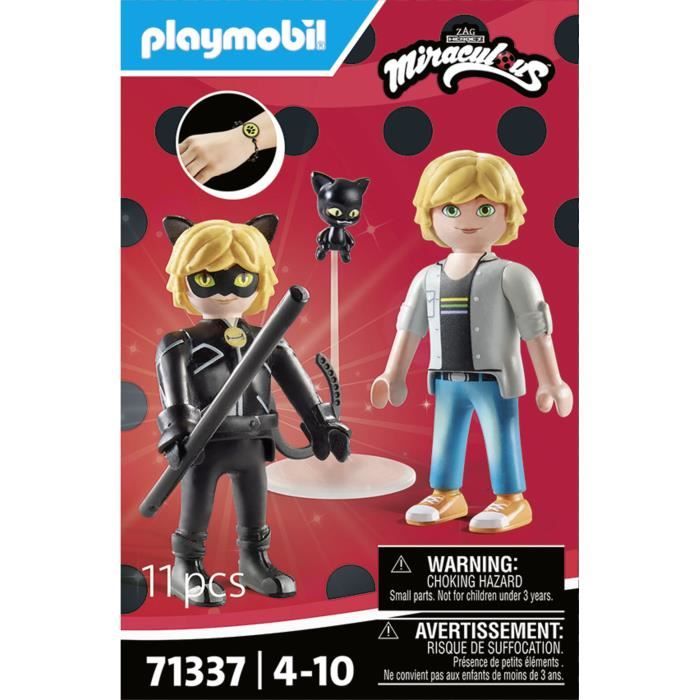 PLAYMOBIL 71337 Miraculous : Adrien & Chat Noir